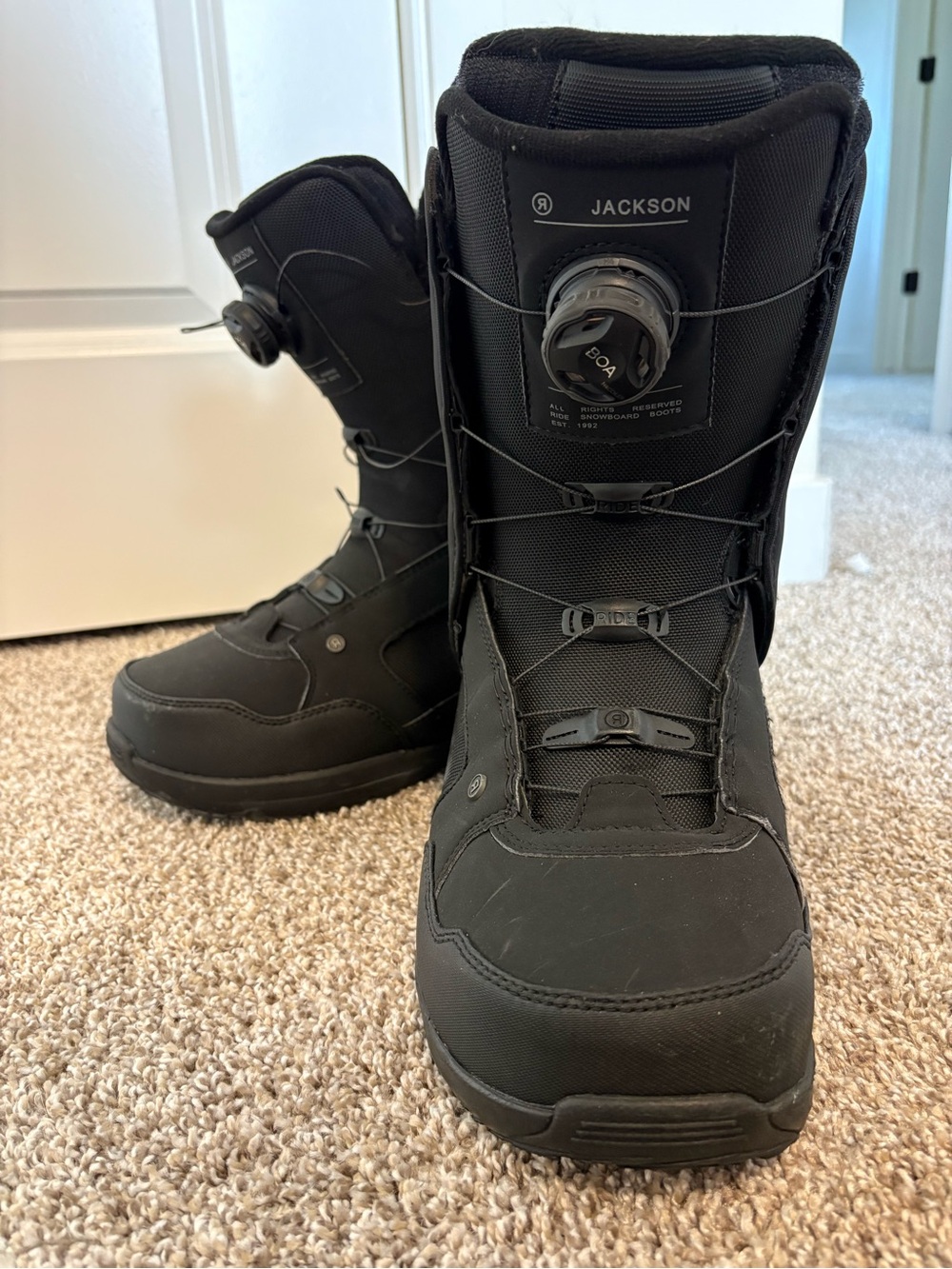 Ride Men’s Jackson Snowboard Boots with BOA lacing